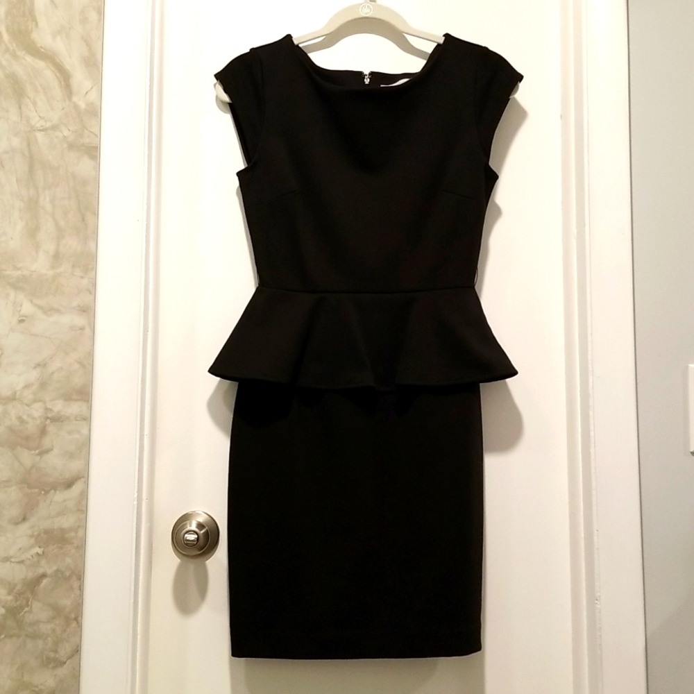 Black Peplum Dress XSmall